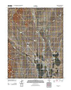 Preston Nevada Historical topographic map, 1:24000 scale, 7.5 X 7.5 Minute, Year 2012