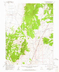 Preston Reservoir Nevada Historical topographic map, 1:62500 scale, 15 X 15 Minute, Year 1959