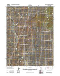 Preston Reservoir Nevada Historical topographic map, 1:24000 scale, 7.5 X 7.5 Minute, Year 2012