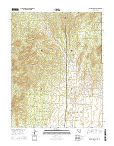 Prohibition Flat Nevada Current topographic map, 1:24000 scale, 7.5 X 7.5 Minute, Year 2014