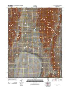 Purgatory Peak Nevada Historical topographic map, 1:24000 scale, 7.5 X 7.5 Minute, Year 2011