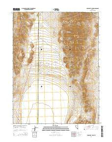 Purgatory Peak Nevada Current topographic map, 1:24000 scale, 7.5 X 7.5 Minute, Year 2014