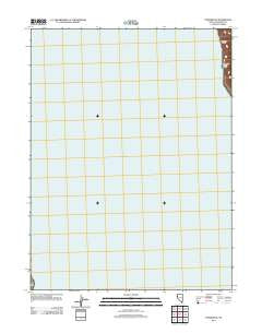 Pyramid SE Nevada Historical topographic map, 1:24000 scale, 7.5 X 7.5 Minute, Year 2011