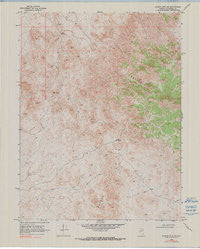 Quartz Mtn. NW Nevada Historical topographic map, 1:24000 scale, 7.5 X 7.5 Minute, Year 1969