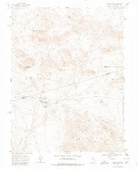 Quartz Mtn Nevada Historical topographic map, 1:24000 scale, 7.5 X 7.5 Minute, Year 1969