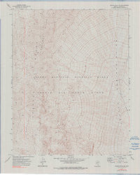 Quartz Peak NW Nevada Historical topographic map, 1:24000 scale, 7.5 X 7.5 Minute, Year 1973