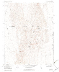 Quartz Peak Nevada Historical topographic map, 1:24000 scale, 7.5 X 7.5 Minute, Year 1973