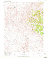 Quartzite Mtn NW Nevada Historical topographic map, 1:24000 scale, 7.5 X 7.5 Minute, Year 1969