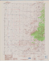Quinn Canyon Springs NW Nevada Historical topographic map, 1:24000 scale, 7.5 X 7.5 Minute, Year 1985