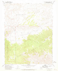 Rattlesnake Flat Nevada Historical topographic map, 1:24000 scale, 7.5 X 7.5 Minute, Year 1967