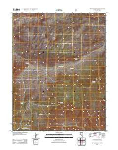 Rattlesnake Flat Nevada Historical topographic map, 1:24000 scale, 7.5 X 7.5 Minute, Year 2011