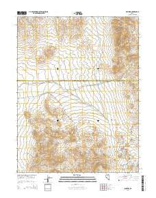 Rawhide Nevada Current topographic map, 1:24000 scale, 7.5 X 7.5 Minute, Year 2014
