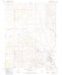 Rawhide Nevada Historical topographic map, 1:24000 scale, 7.5 X 7.5 Minute, Year 1980