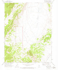 Red Ring Mtn Nevada Historical topographic map, 1:24000 scale, 7.5 X 7.5 Minute, Year 1968