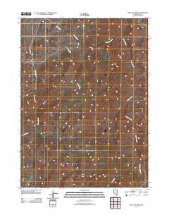 Red Cow Creek Nevada Historical topographic map, 1:24000 scale, 7.5 X 7.5 Minute, Year 2012