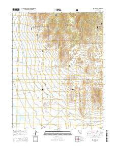 Red Ledges Nevada Current topographic map, 1:24000 scale, 7.5 X 7.5 Minute, Year 2014