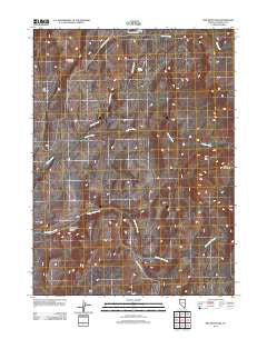 Red Mountain Nevada Historical topographic map, 1:24000 scale, 7.5 X 7.5 Minute, Year 2011
