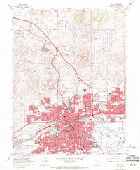 Reno Nevada Historical topographic map, 1:24000 scale, 7.5 X 7.5 Minute, Year 1967