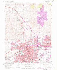 Reno Nevada Historical topographic map, 1:24000 scale, 7.5 X 7.5 Minute, Year 1967