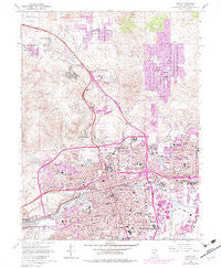 Reno Nevada Historical topographic map, 1:24000 scale, 7.5 X 7.5 Minute, Year 1967