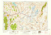 Reno Nevada Historical topographic map, 1:250000 scale, 1 X 2 Degree, Year 1960