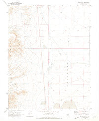 Reveille SE Nevada Historical topographic map, 1:24000 scale, 7.5 X 7.5 Minute, Year 1968
