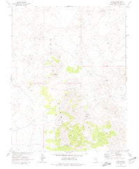 Reveille Nevada Historical topographic map, 1:24000 scale, 7.5 X 7.5 Minute, Year 1968