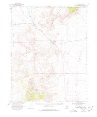 Reveille Nevada Historical topographic map, 1:62500 scale, 15 X 15 Minute, Year 1968