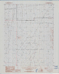 Rhyolite Knob Nevada Historical topographic map, 1:24000 scale, 7.5 X 7.5 Minute, Year 1987