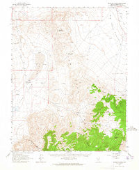 Rhyolite Ridge Nevada Historical topographic map, 1:62500 scale, 15 X 15 Minute, Year 1963