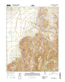 Rhyolite Ridge SW Nevada Current topographic map, 1:24000 scale, 7.5 X 7.5 Minute, Year 2015
