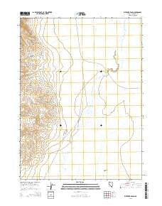 Riverside Ranch Nevada Current topographic map, 1:24000 scale, 7.5 X 7.5 Minute, Year 2015