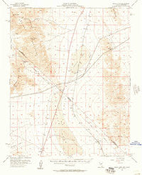 Roach Lake Nevada Historical topographic map, 1:62500 scale, 15 X 15 Minute, Year 1955
