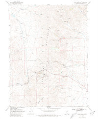 Rodeo Creek NE Nevada Historical topographic map, 1:24000 scale, 7.5 X 7.5 Minute, Year 1968