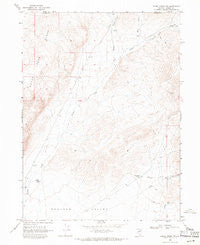 Rodeo Creek NW Nevada Historical topographic map, 1:24000 scale, 7.5 X 7.5 Minute, Year 1968