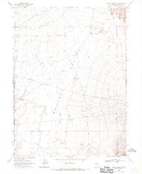 Rodeo Creek SW Nevada Historical topographic map, 1:24000 scale, 7.5 X 7.5 Minute, Year 1968