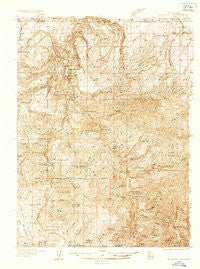 Rowland Nevada Historical topographic map, 1:48000 scale, 15 X 15 Minute, Year 1936