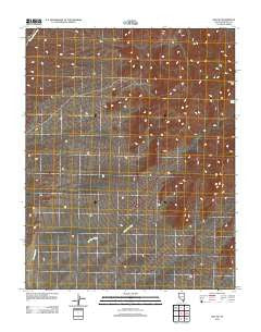 Rox NE Nevada Historical topographic map, 1:24000 scale, 7.5 X 7.5 Minute, Year 2012