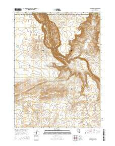 Rubber Hill Nevada Current topographic map, 1:24000 scale, 7.5 X 7.5 Minute, Year 2014