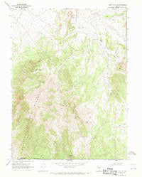 Ruby Lake NE Nevada Historical topographic map, 1:24000 scale, 7.5 X 7.5 Minute, Year 1968