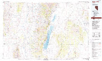 Ruby Lake Nevada Historical topographic map, 1:100000 scale, 30 X 60 Minute, Year 1988