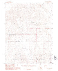 Russell Spit Nevada Historical topographic map, 1:24000 scale, 7.5 X 7.5 Minute, Year 1987