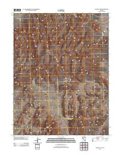 Russell Spit Nevada Historical topographic map, 1:24000 scale, 7.5 X 7.5 Minute, Year 2011