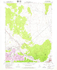 Ruth Nevada Historical topographic map, 1:24000 scale, 7.5 X 7.5 Minute, Year 1958