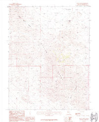 Ryan Canyon Nevada Historical topographic map, 1:24000 scale, 7.5 X 7.5 Minute, Year 1987