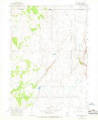 Rye Creek Nevada Historical topographic map, 1:24000 scale, 7.5 X 7.5 Minute, Year 1966