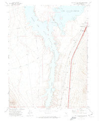 Rye Patch Reservoir South Nevada Historical topographic map, 1:24000 scale, 7.5 X 7.5 Minute, Year 1971