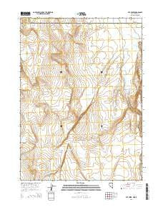 Rye Creek Nevada Current topographic map, 1:24000 scale, 7.5 X 7.5 Minute, Year 2015