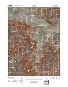 Rye Patch Canyon Nevada Historical topographic map, 1:24000 scale, 7.5 X 7.5 Minute, Year 2011
