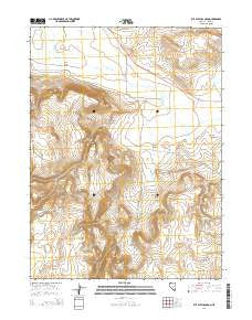 Rye Patch Canyon Nevada Current topographic map, 1:24000 scale, 7.5 X 7.5 Minute, Year 2014